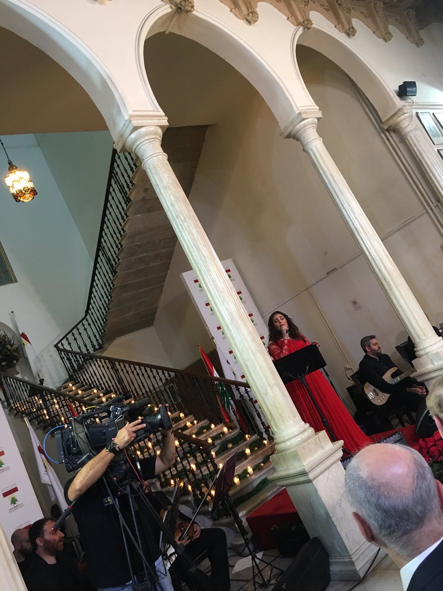 JudeSiba's tweet photo. Celestial voice #MOFAE #Abeer_Nehme #chritsmas #Lebanon #Beirut #hope #joy #Peace #pray the MoFAE Christmas recital Happy Holidays #diplomatic season to be jolly https://t.co/w8VFsfO3vD