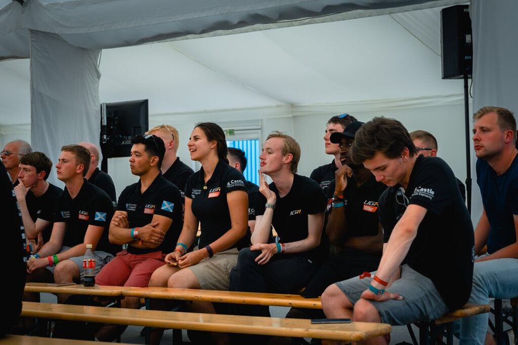 UGRacing_fsae's tweet image. Some #FS2018 business presentation snaps for today’s #25DaysofUGR! The whole team were delighted to place second in business this year, but planning is already underway to claim that top spot in 2019!🏆 
📸: @krismsAR