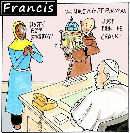 Happy 82nd birthday, Pope Francis!  
