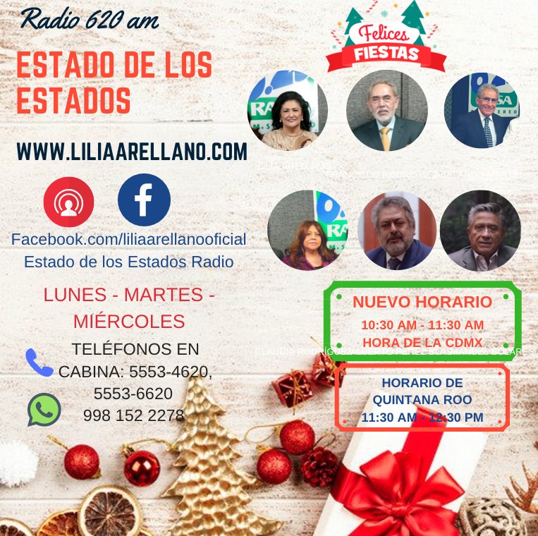 📲 ¡#BuenDía! Inicia este lunes de la mano de Lilia Arellano, Paco Rodriguez , Claudia Rodríguez, Alberto Perez Blas y Manuel Solares - Análisis y opinión de las noticias ¡ESCUCHANOS! en  LILIAARELLANO.COM