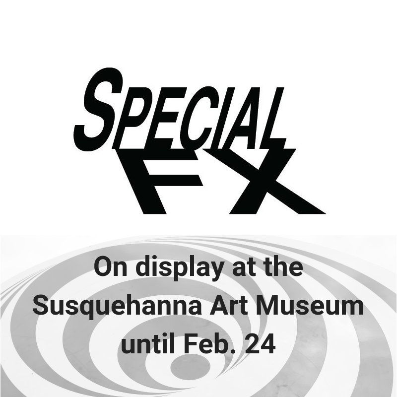 CEFund's tweet image. Special FX features works that explore pattern, optical illusion and the art of dazzlement. This gallery is on display at the Susquehanna Art Museum until Feb. 24.