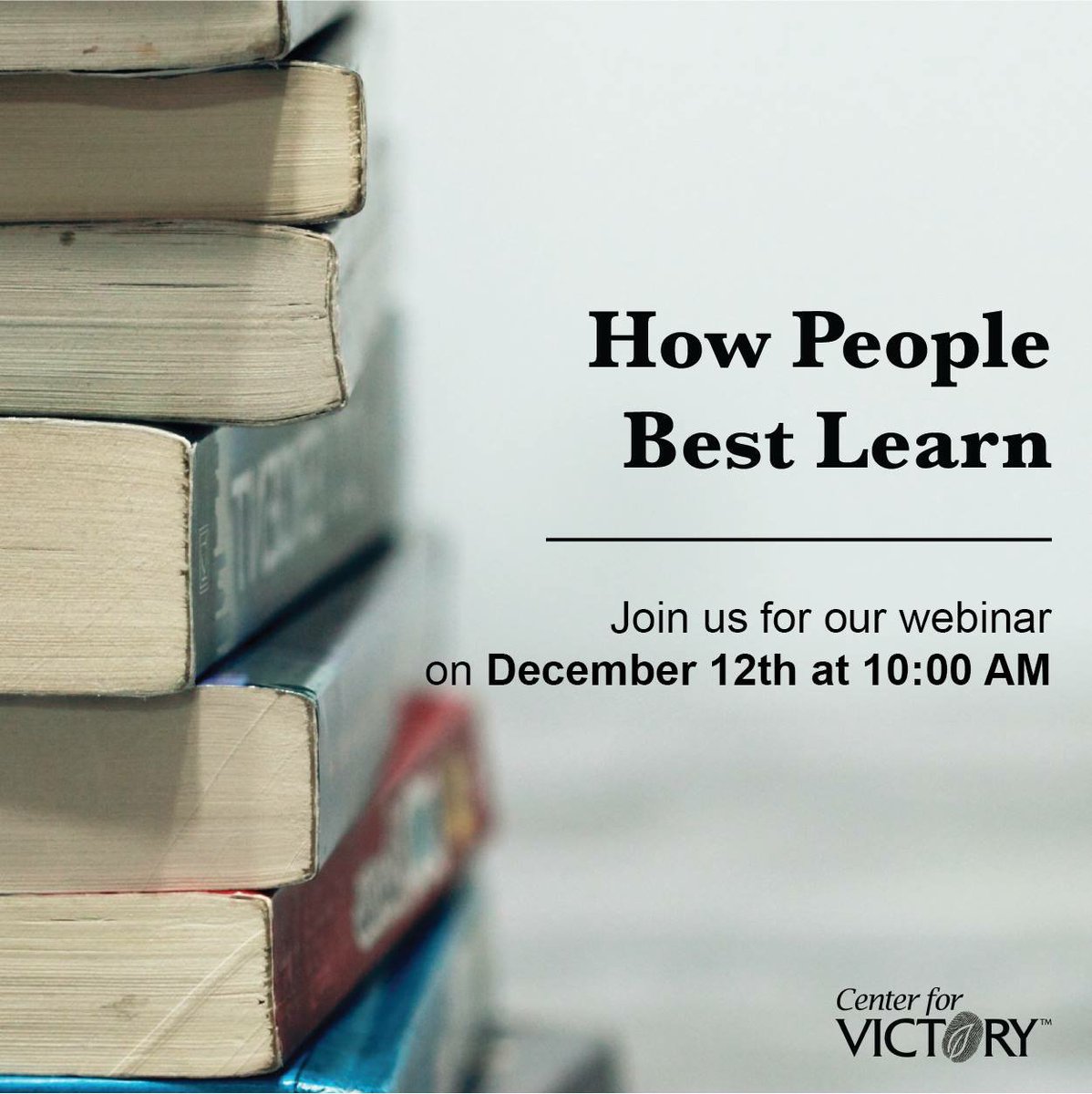 Center4Victory's tweet photo. Missed out on our most recent webinar on How People Best Learn using the @predictiveindex. Click on the link below to take a listen.
https://t.co/crSy5DLvNb
Check out what we're doing at https://t.co/2iyTOOEXxQ.
#webinar #thepredictiveindex #humancapitalanalytics #hr #ceo https://t.co/gk1Ox2bl44