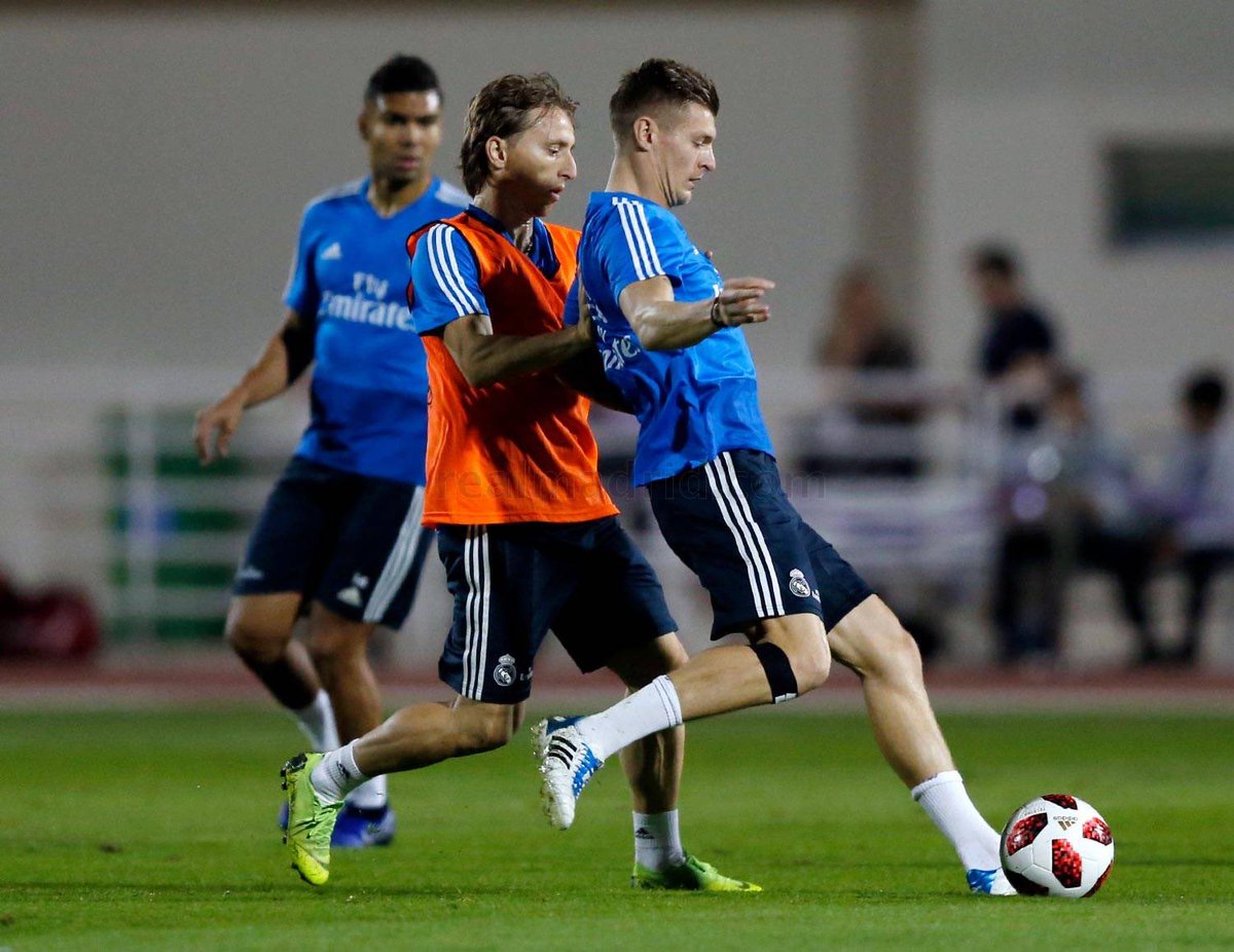 Casemiro se ejercitó sin problemas y ya está a disposición de Solari para el primer partido del Mundial de Clubes.