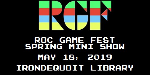 Rochester Game Festival (@rocgamefest) on Twitter photo The 2019 #ROCGameFest Spring Mini Show is happening at the <a href="/IronLibrary/">Irondequoit Library</a> on Saturday, May 18, 2019!
MORE INFO HERE: rocgamefest.com/2018/12/17/joi… The 2019 #ROCGameFest Spring Mini Show is happening at the <a href="/IronLibrary/">Irondequoit Library</a> on Saturday, May 18, 2019!
MORE INFO HERE: rocgamefest.com/2018/12/17/joi…