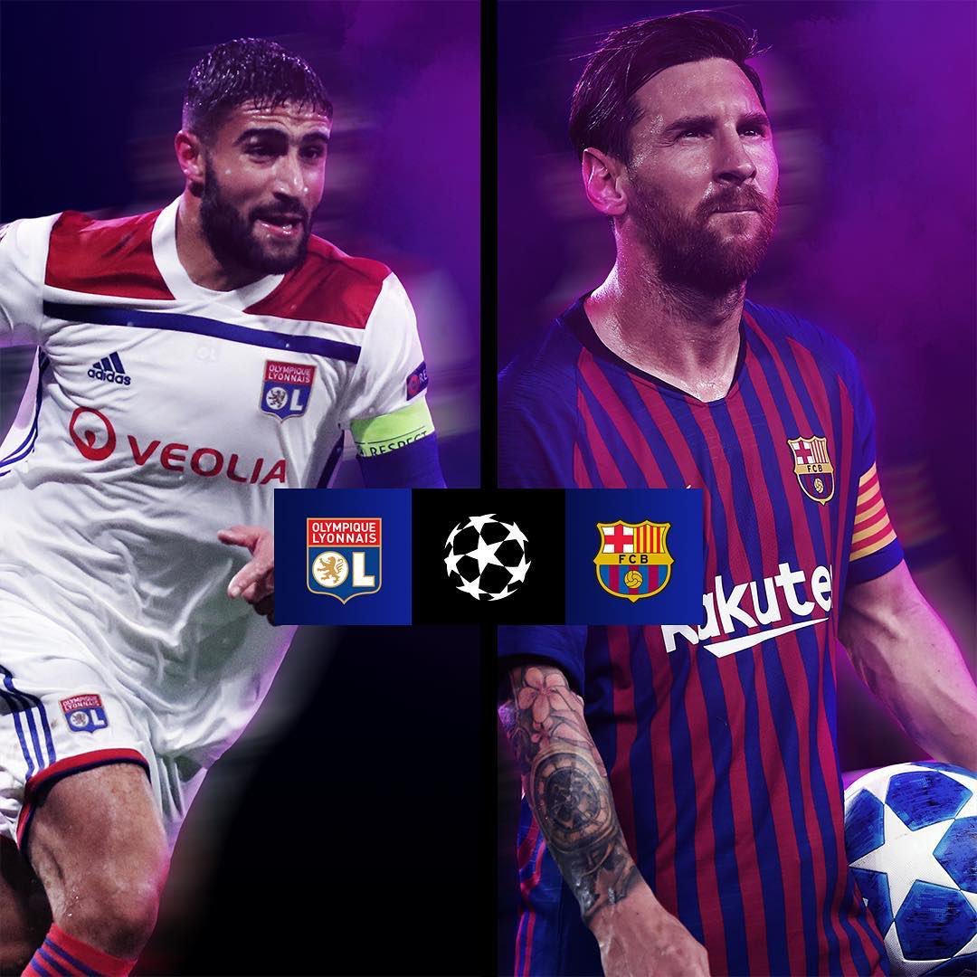 Barca will face Olympique Lyonnais in Round of 16
#UCL
#Barca