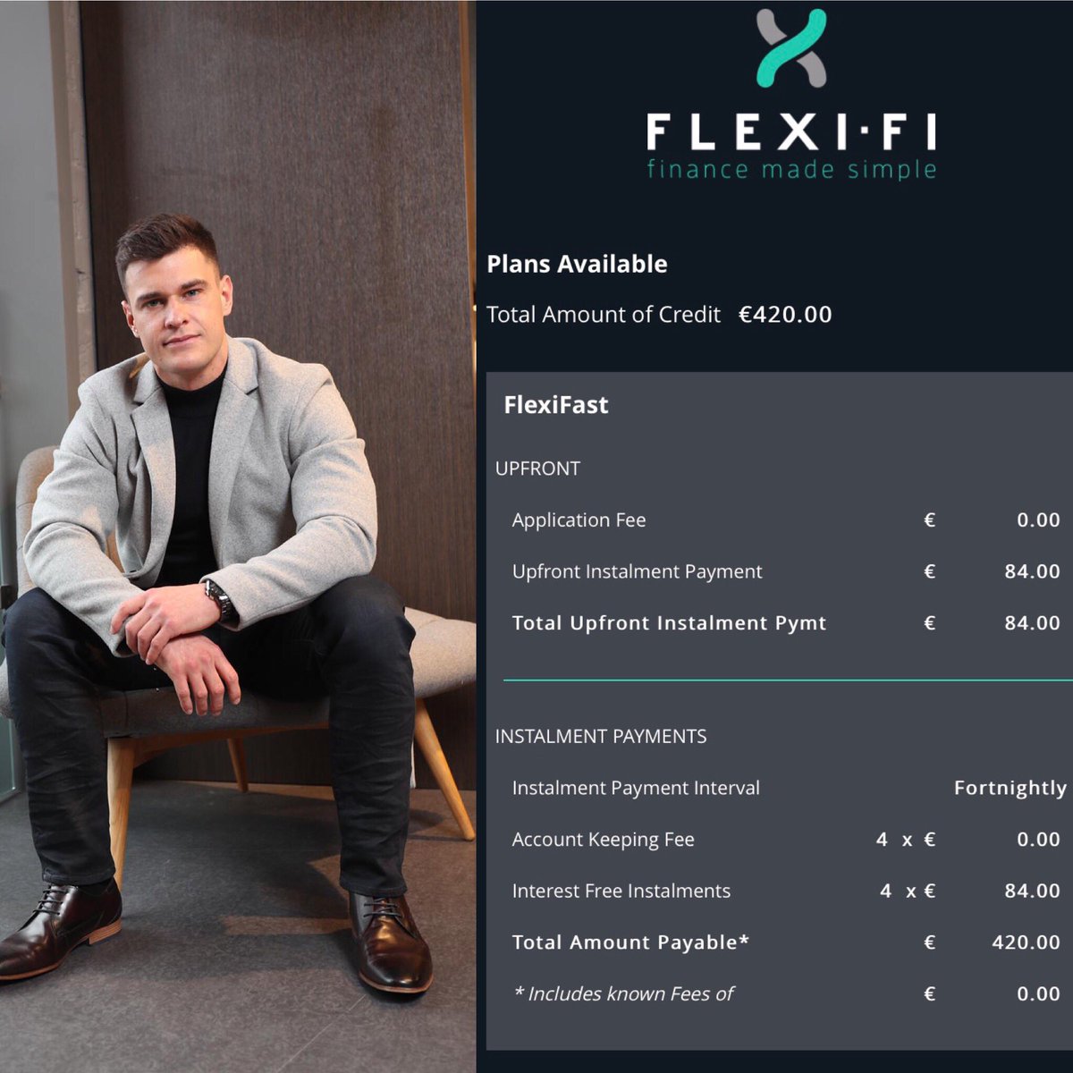 shophummie's tweet photo. Shop the look for just β¬84 (x5 equal payments) with @Bestmenswear where you can spread the cost with 0% APR using Flexi-Fi!
https://t.co/wVYawq5b1b
#FlexiFi #Spreadthecost #BestWayToPay #FlexiblePayments #BestMenswear https://t.co/fsNBCDYMtU