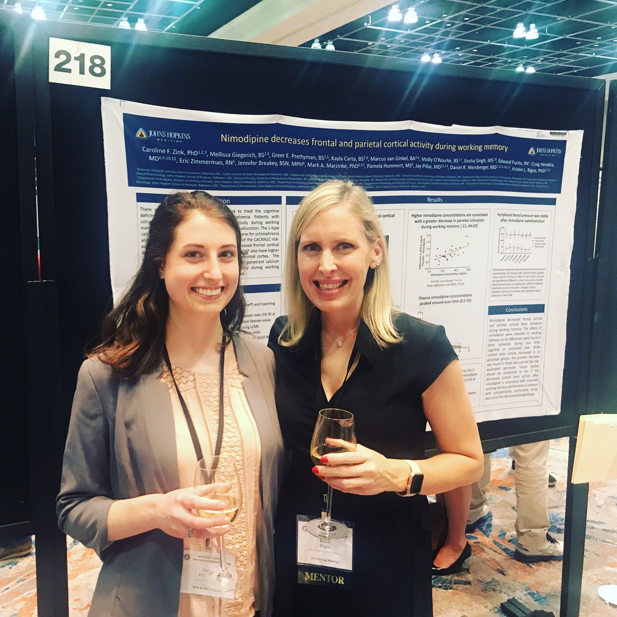 #ACNP2018 thanks for the opportunity to present our work on the neural effects of the #calciumchannelblocker nimodipine. Next up, let’s see if it improves #cognition in patients with #schizophrenia.