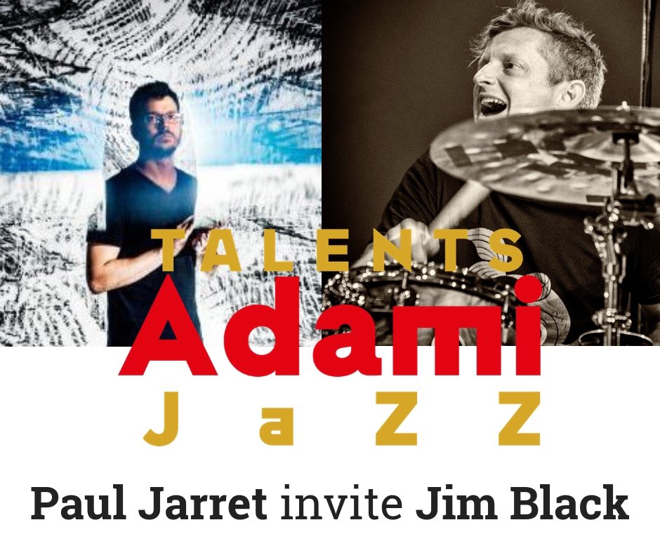 ADAMI_Artistes's tweet photo. 🥁Lauréat #TALENTSADAMI JAZZ 2019 : Paul Jarret Invite @jimblackdrums
Leur spectacle sera présenté dans les cinq festivals partenaires : @jazzavienne, @JazzSLP, @BjdSk , @jazzalavillette et @LondonJazzFest https://t.co/sISRgJ0k2Q
