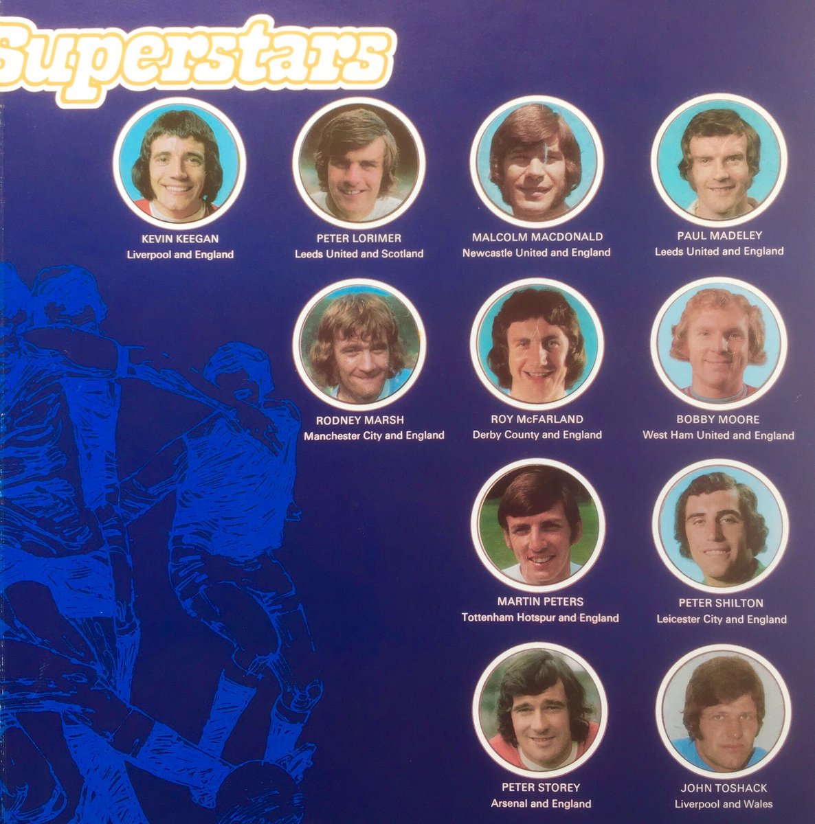 Vintage 1970s Esso Top Team Collection Complete Set Football Memorabilia 