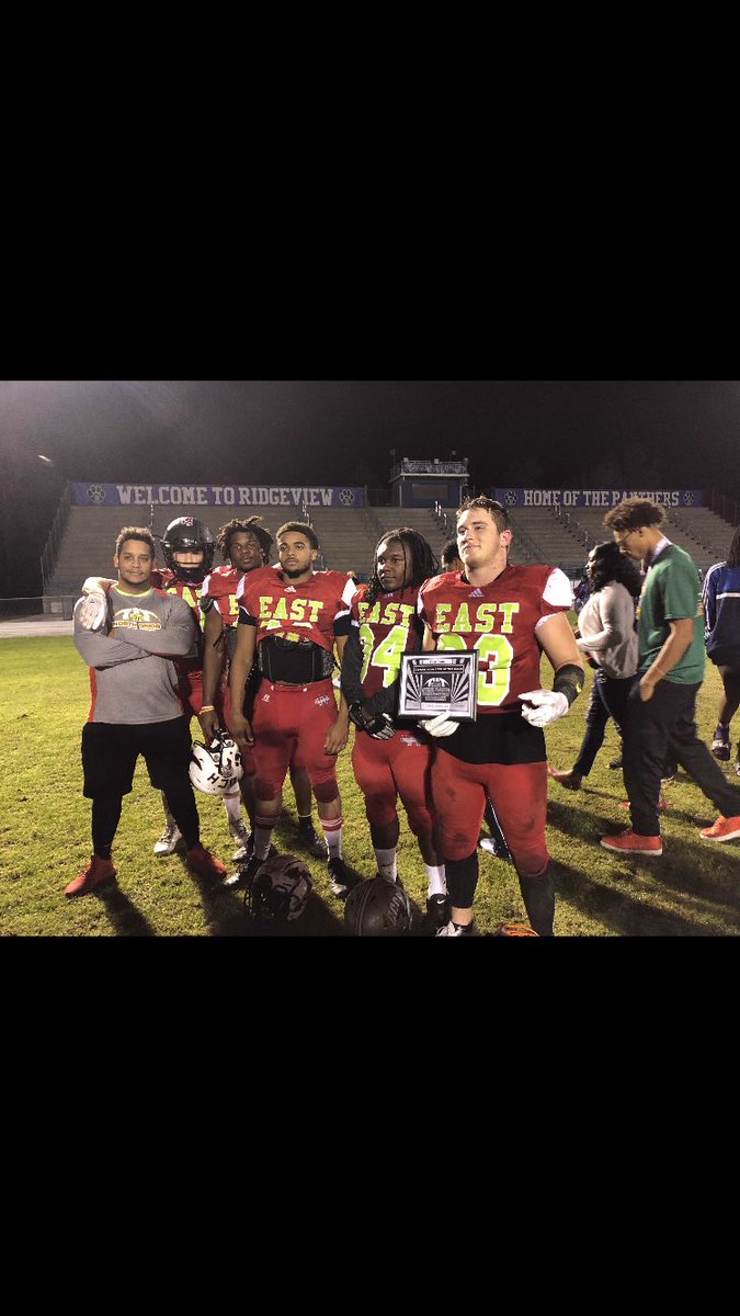 It was an honor playing in the <a href="/NFFCA904/">North Florida Football Coaches Association</a> All star game and receiving Defensive MVP💯