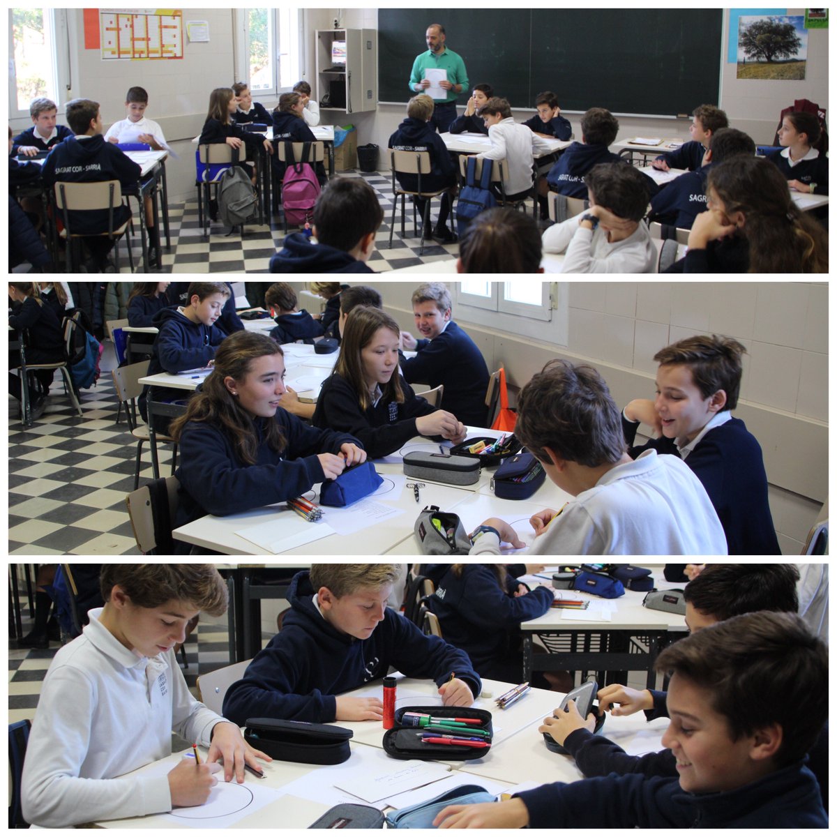 SagratCorSarria's tweet photo. Tots els cursos de l’ESO han començat aquets matí el seu projecte que realitzaran fins el dijous!
1er ESO: “La veu dels grans”
2n ESO: “La llum d’Orient”
3r ESO: “Oh Europa”
4t ESO: “Som la revolució”
#SagradoCorazón #ESO #proyectos #mayores #Oriente #Europa #revolución #scs https://t.co/eRn1nEPZ2m