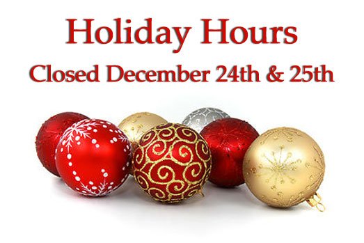 BFS Printing &amp; Visual Impact Signs will be closed on Christmas Eve (12/24) &amp; Christmas Day (12/25).

We wish everyone a Merry Christmas &amp; will open again on the 26th.