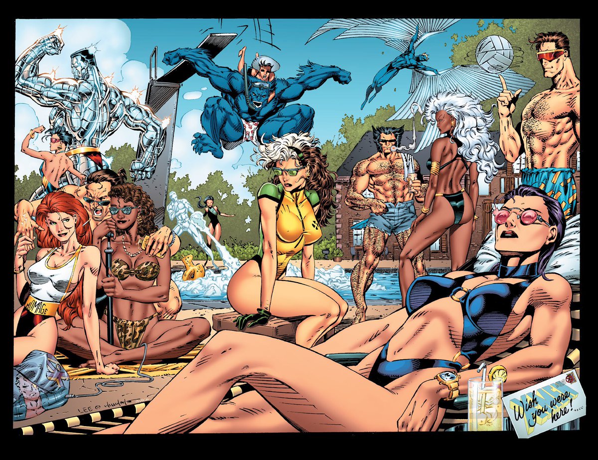 CoolComicArt's tweet photo. X-Men by Jim Lee @JimLee @ScottW_inks @mentalstudios https://t.co/onZF6WrWsM