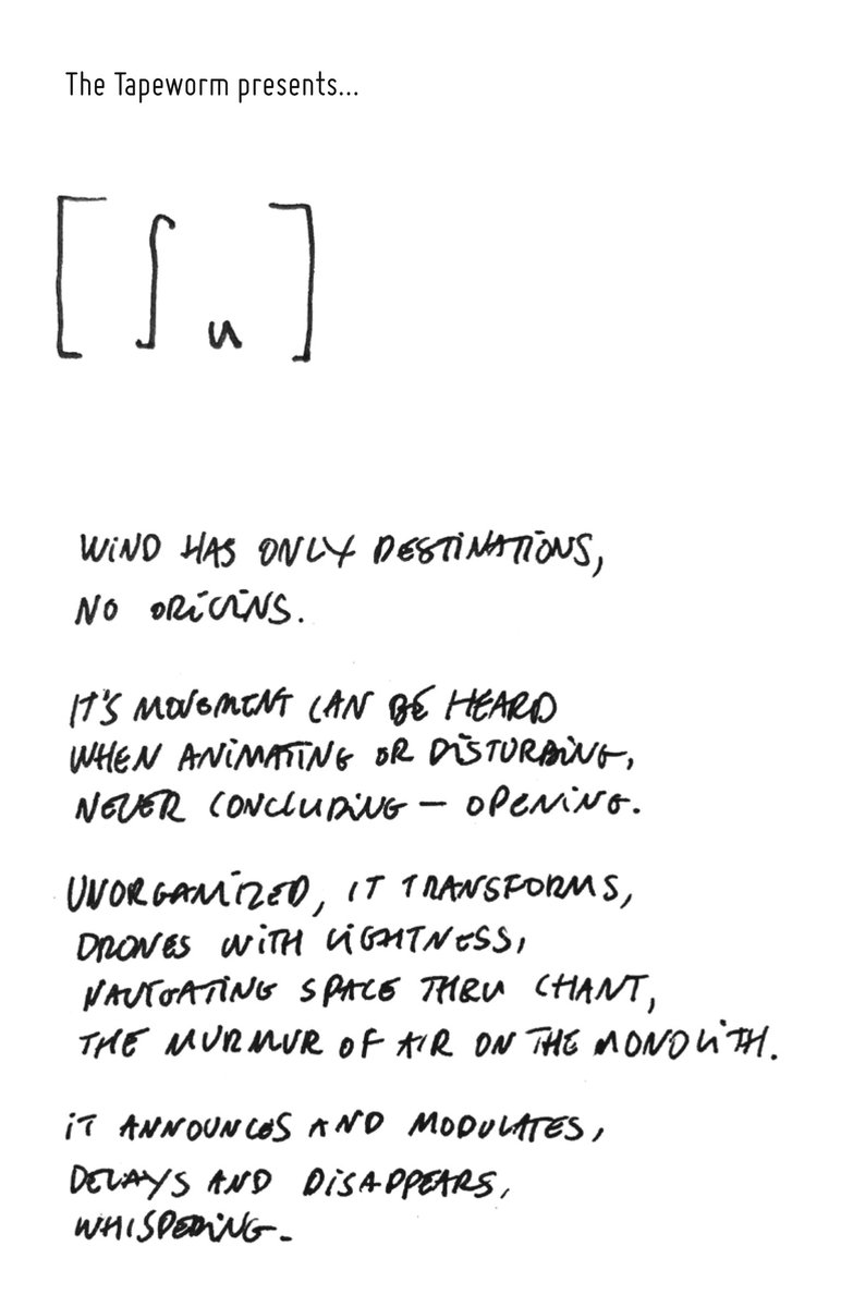 June saw the release of the splendid SKY-CHU /∫u/ tape, led by <a href="/JasminBlasco/">Jasmin Blasco</a> 

tapeworm.org.uk/ttw106.html

(/∫u/– the Norwegian word for cloud, spelled “sky”, is pronounced “choo”.)