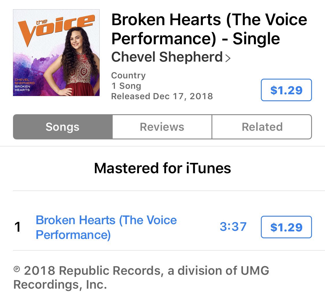 TeamChevel's tweet image. .@officialchevel is singing “It’s A Little Too Late” by @tanya_tucker, “Rockin With the Rhythm of the Rain” by @Wynonna w/ @kelly_clarkson, and her new original song “Broken Hearts” tonight! ❤️🙌 She sounds amazing in all 3 make sure you’re ready to vote! #TeamChevel #VoiceFinale