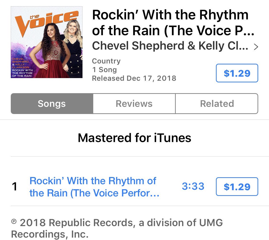 TeamChevel's tweet image. .@officialchevel is singing “It’s A Little Too Late” by @tanya_tucker, “Rockin With the Rhythm of the Rain” by @Wynonna w/ @kelly_clarkson, and her new original song “Broken Hearts” tonight! ❤️🙌 She sounds amazing in all 3 make sure you’re ready to vote! #TeamChevel #VoiceFinale