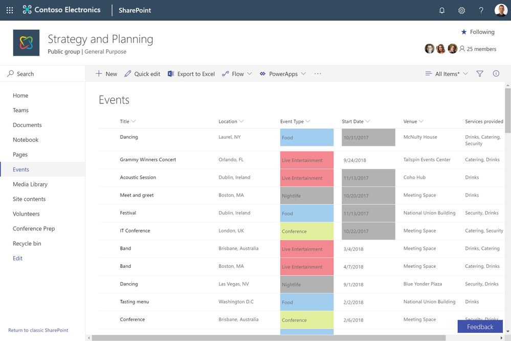 SharePoint's tweet photo. [Announcement] New no code solutions for custom formatting in #SharePoint. https://t.co/dKX2wfAepN https://t.co/7MSPktctN5