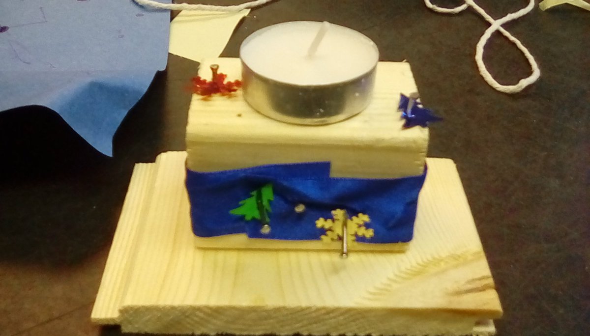 Our Christmas gifts have started to go out to our parents.  This year we are showing off our new woodworking skills... 
Thanks <a href="/PeteMoorhouseEY/">Pete Moorhouse</a> for getting us started on our woodwork journey. Can't wait to see what the children come up with next term as their confidence improves!