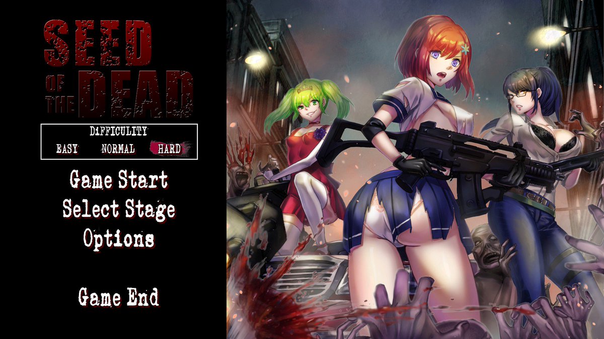 Seed of the Dead (Rape of the Dead)プ レ イ し た.FPS と し て は 難 易 度 か な り ...