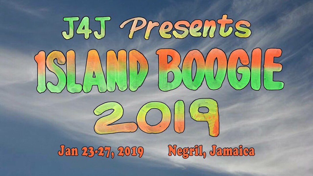 JamForJam's tweet image. Don’t forget the Next Island Boogie is planned for January 23-27, 2019 in Negril, Jamaica. Take a break after the holidays and support a great cause. #islandboogie #Jamaica #goodtunes #relax