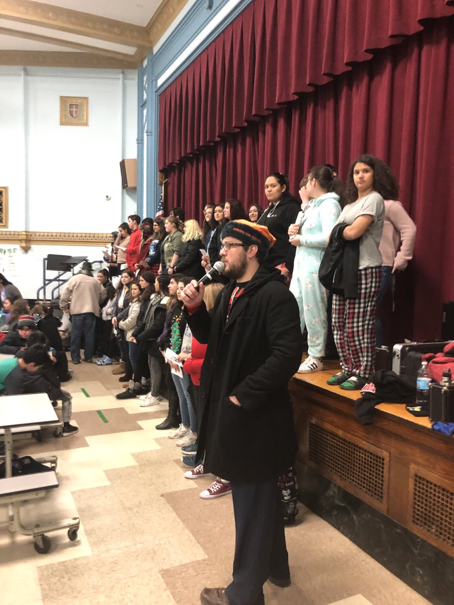 Taft choir rocking Dever lunch! <a href="/Taft_HS/">Taft High School</a> <a href="/GrishaberMark/">Mark Grishaber</a>