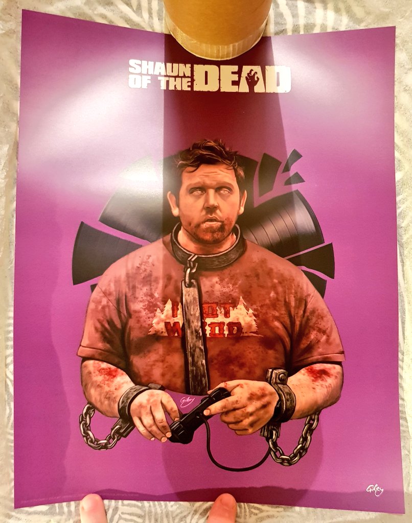 mikeycubed's tweet photo. Absolutely love our new @samgilbey new @nickjfrost #CornettoTrilogy prints! Perfect partners to @FoxySnob and my @simonpegg ones!
Definitely do @edgarwright's brilliant films justice!
#ShaunOfTheDead #HotFuzz #TheWorldsEnd #ZombieEd #YeahBoyee https://t.co/yYU5HDYwrm