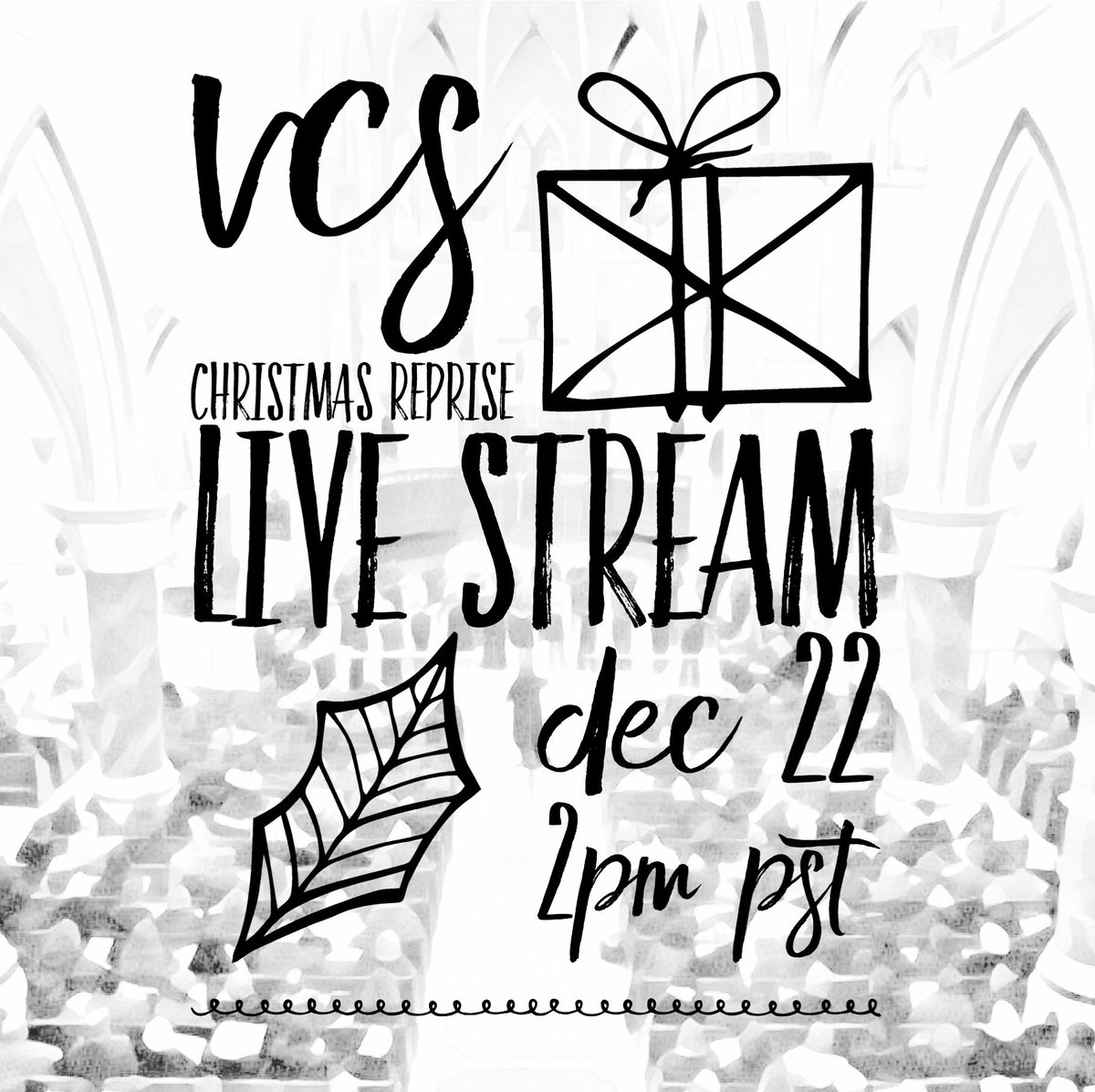 Tune into a live stream of our beloved and SOLD OUT #ChristmasRepriseXVI Dec 22 2pm PST from our Facebook page! Tell yer pals! 🎶🎄🎶