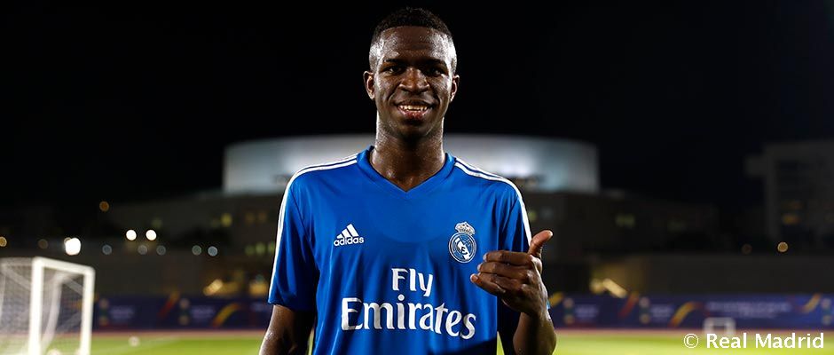 Vinícius: "Hay que seguir trabajando para ganar los partidos, que es lo más importante. Marcelo y Casemiro siempre me dan consejos porque llevan aquí mucho tiempo".