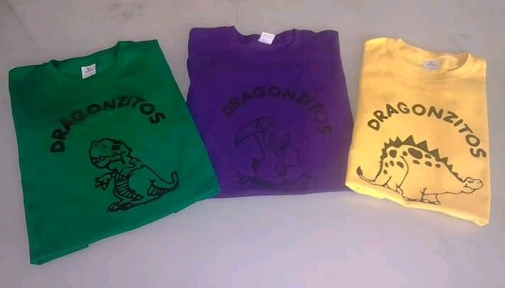 playeras personalizadas dinosaurios