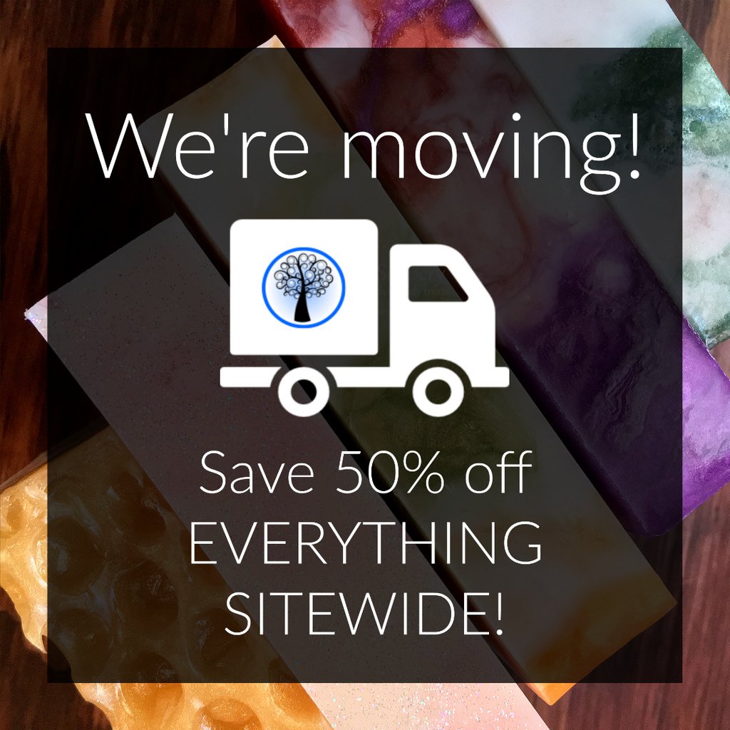 bubbletreesoaps's tweet photo. TAKE 50% OFF EVERYTHING on the website through December 31 at NOON! Includes regular AND sale prices of in stock product only. https://t.co/bkUhaOcZm6
#endofyearsale #movingsale #50off #sale #save #soap #handcraftedsoap #handmadesoap #handmade #handcrafted #goatmilksoap #goatmilk https://t.co/HL6KBrIrKr