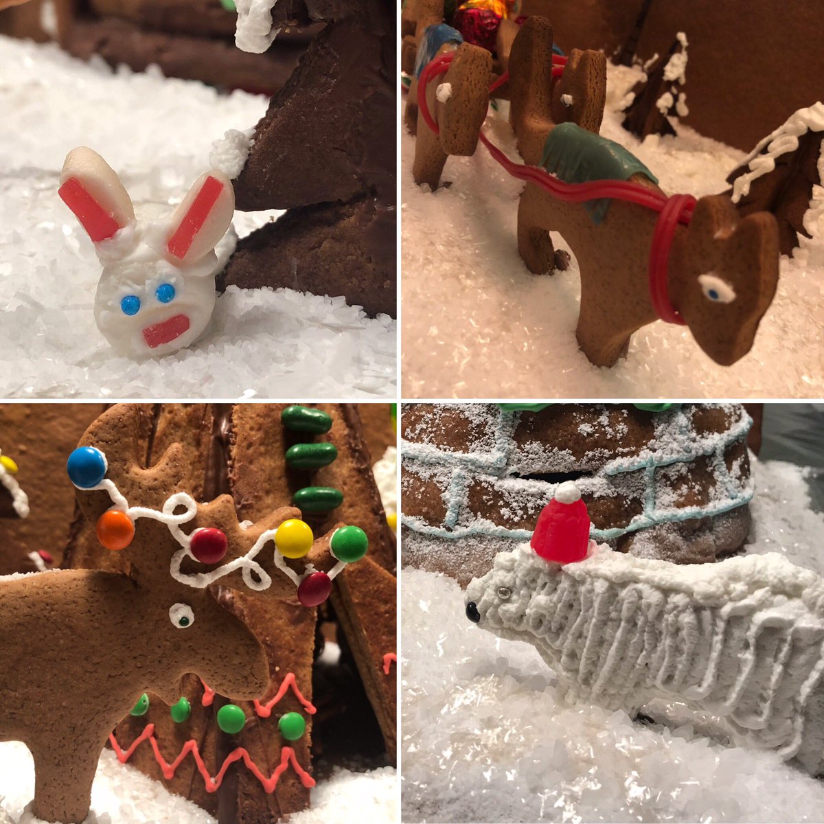 JennieRausch's tweet photo. These wildlife need YOUR HELP to be winners! Voting for the #featsofgingerbread competition closes TODAY at 3pm (Mountain Time) - if you haven’t voted yet please do! It’s a neck and neck race to the finish! Voting link below! @kellylmcl @EngineersCanada 

https://t.co/NDsiCdX596 https://t.co/0CidIG3xuf