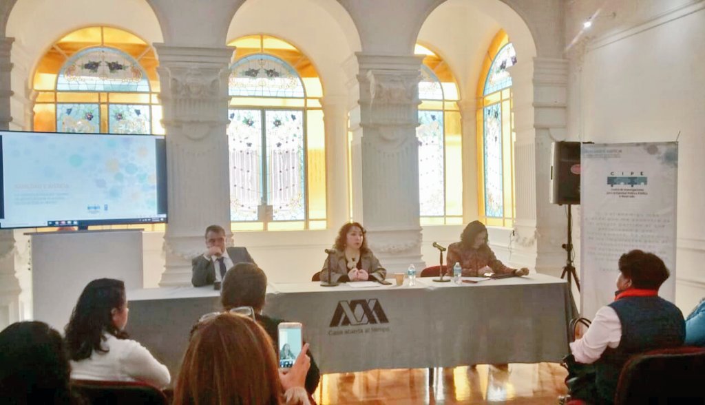 DHcipe's tweet photo. Ya arrancamos la presentación de nuestro informe final "Igualdad y Justicia. La violencia política por razones de género durante el proceso electoral 2018 en México." En el marco de @FAOEmx https://t.co/T3A4NTJv3l