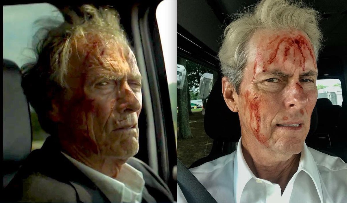 Our member Allen Robinson doubling Clint Eastwood on his new film The Mule! #StuntmensAssociation #StuntmensAssociationOfMotionPictures