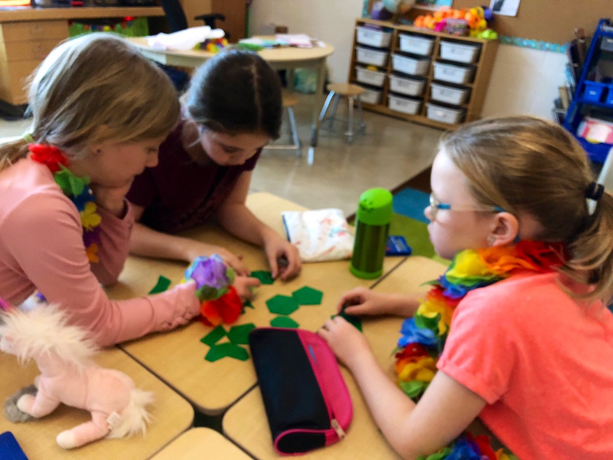 MahaffyStars's tweet photo. Discussing our class collection of shapes or are they polygons? #atrributes #symmetry #regularirregular #iteachmath #mathmatters #HawaiianChristmas @LittleFallsPS https://t.co/PU9Z2ILPht