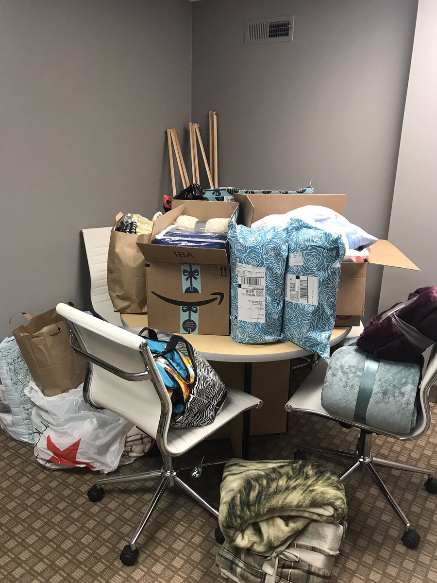k2andcompany's tweet photo. Still coming in! Two days until we drop them off @BridgingMN there is still time to donate!! @kakukowski @kfuzersheehan https://t.co/m0kymWVCvk