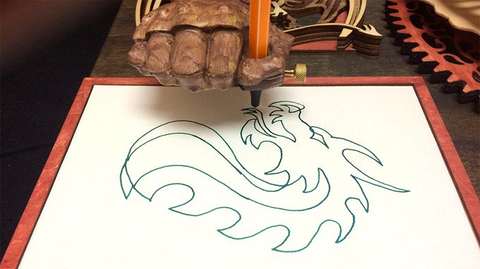 robert_sabuda's tweet photo. ONLY A FEW HOURS LEFT!
It’s the greatest robot ever invented by the master himself,
Leonardo da Vinci, and it’s 40% OFF
.
https://t.co/PD22hWpEKT
.
.
#Drawmaton #Robot #RobertSabuda #DaVinci #Kickstarter #JoinUs #Amazing #Innovation https://t.co/jpZDhfvi5v