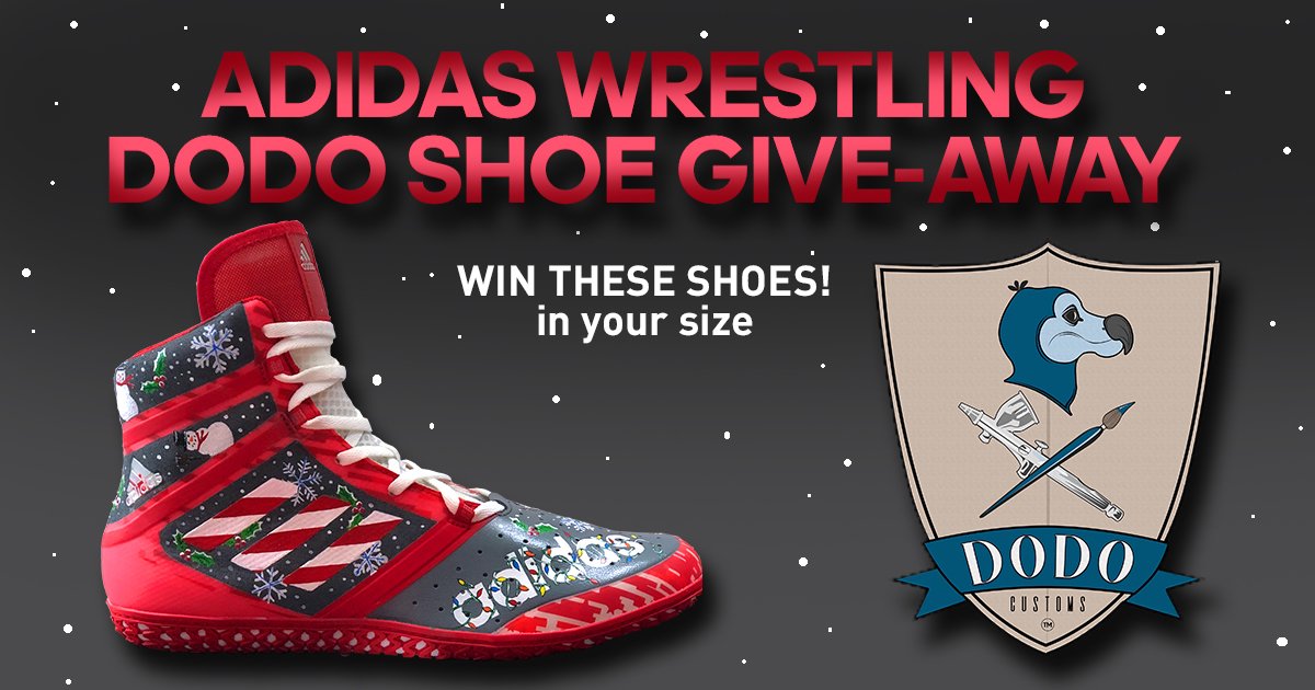 AdidasWrestling on "Get ready for an epic December Shoe ☑️Like &amp; RT this post ☑️Comment your favorite adidas wrestling shoes from past using hashtags #adidaswrestling and #dodocustoms Contest