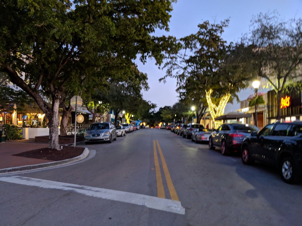 transitmiami's tweet photo. Commodore "Plaza" Everyone. Let's close this street off from vehicular traffic and make it the beautiful promenade #CoconutGrove deserves. #NotifyMiami #WarOnPedestrians #walkability https://t.co/eYPNxpm2gO