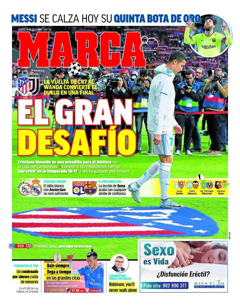 Portada de MARCA | El gran desafío.