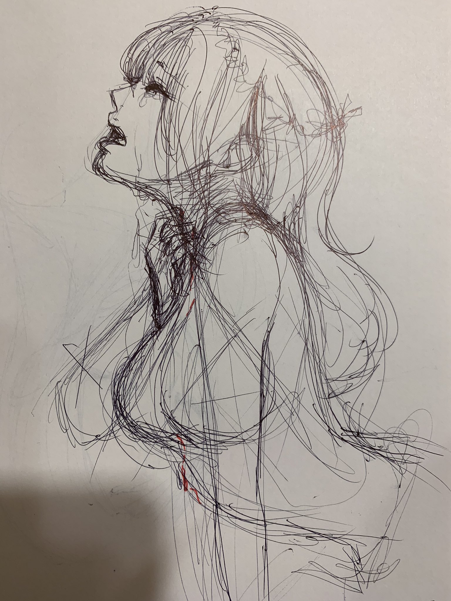 تويتر こはく ディアカフェ 卒業 على تويتر 久しぶりに絵を描きたくなってボールペンで殴り書き 絵を書きたくなる時はだいたいそんな時 どんな時 いい加減寝ようお休み 落書き T Co I8g6ew3wjw