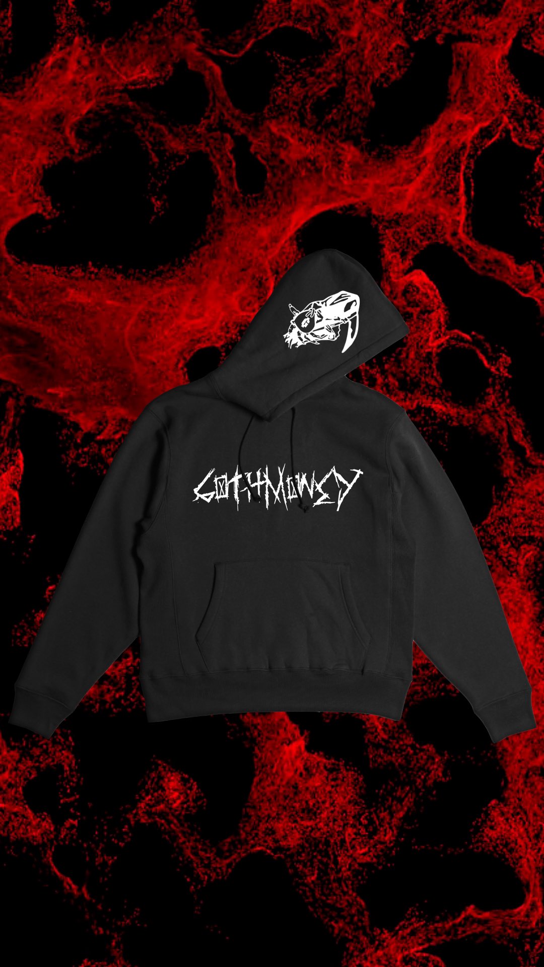 Goth money hoodie sale