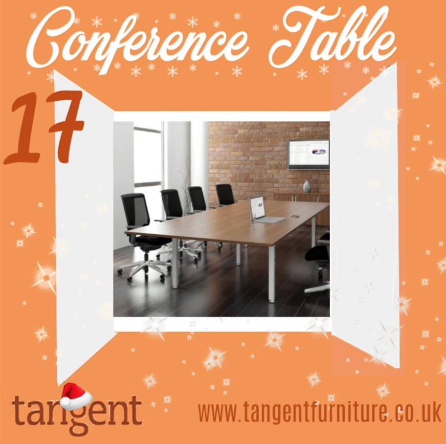 Day 17 of #Advent #Xmas Countdown is our conference tables 🎁
The ideal table shaped to YOUR needs and YOUR space
Interested? Visit tangentfurniture.co.uk or call 0800 389 3112

#Christmas #Design #Furniture #Photography