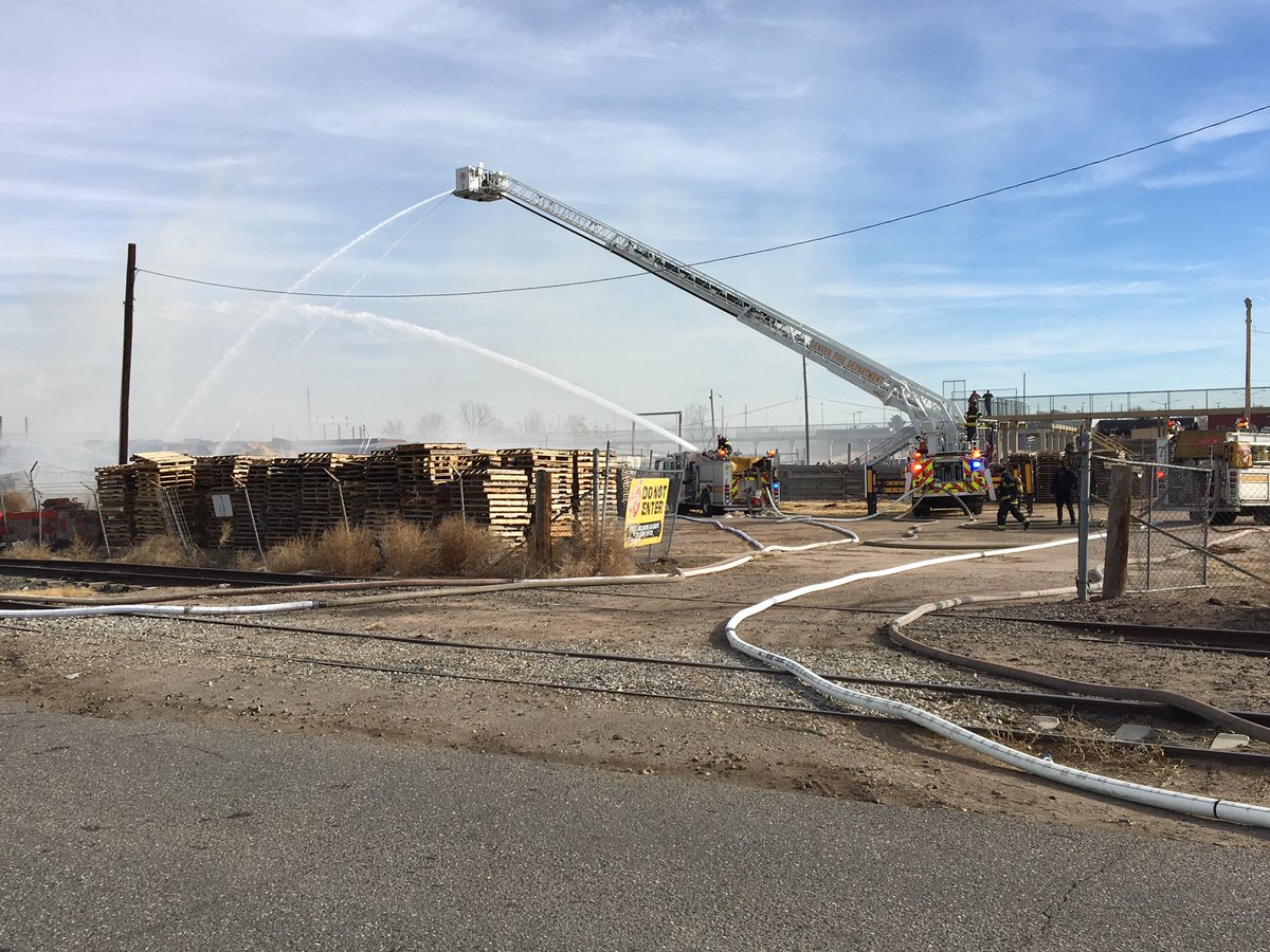 mrokdvr's tweet photo. Hay  fire north of National Western complex. https://t.co/SMy5W0Duxc