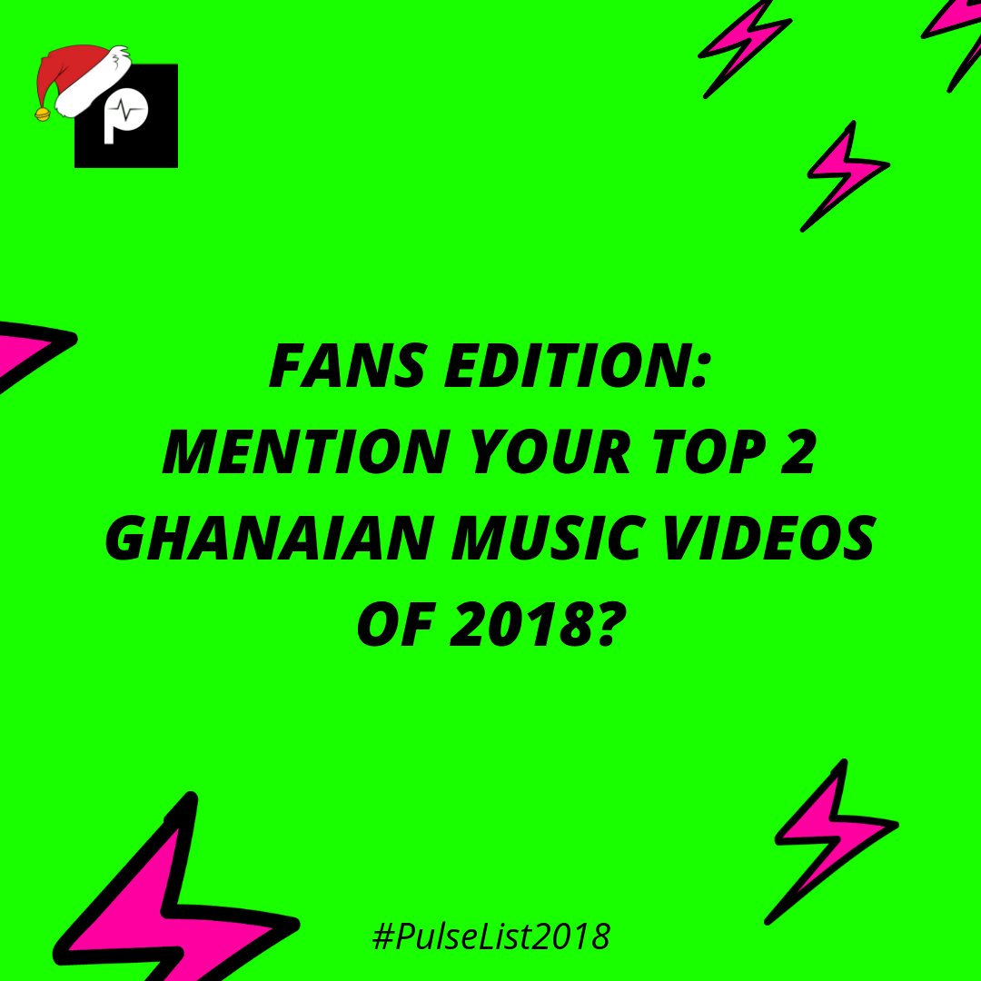 PulseGhana's tweet photo. The Ghanaian Music industry has witnessed mind-blowing visuals at very high standards this year.
.
.
Which of these music videos from the beginning of this year till now were your top two?
.
.
#PulseGhana #PulseList2018 #PulseFansList2018 #Videos #Ghana https://t.co/3ii39ak3ky
