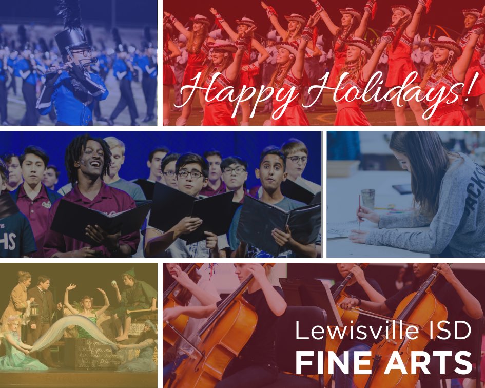 Lewisville ISD Fine Arts (@fineartslisd) on Twitter photo Happy Holidays! Happy Holidays!