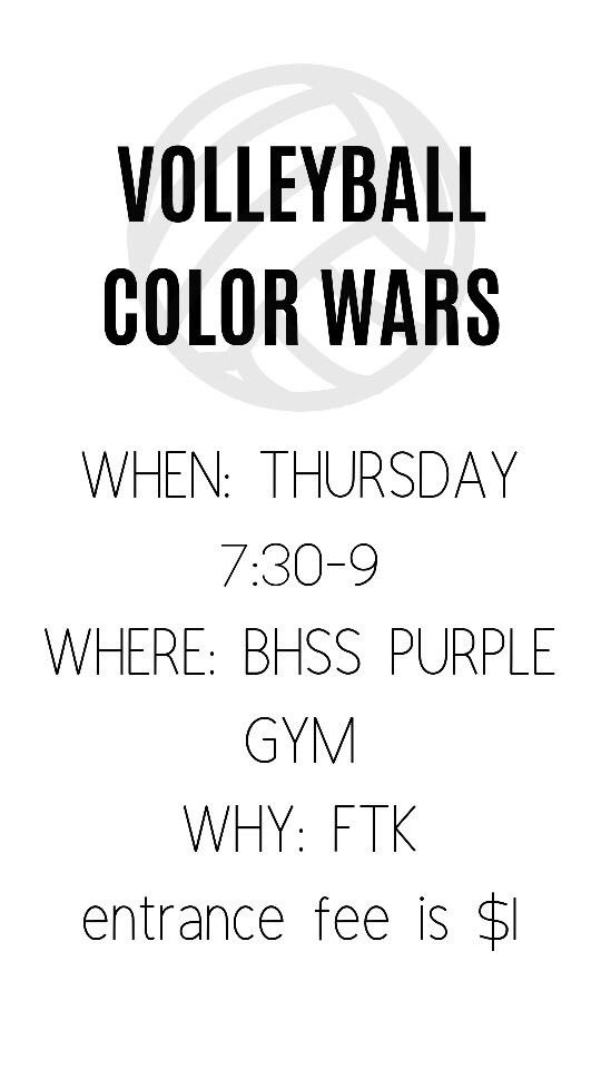 gothicyearbook's tweet photo. Don’t have anything to do Thursday? Come play volleyball for the kids! Admission is $1 https://t.co/dXlazskq0E