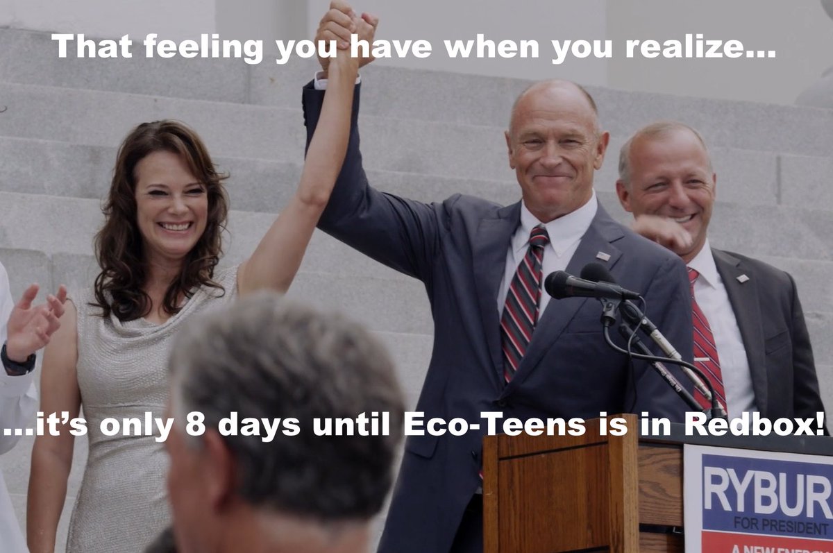 EcoTeensMovie's tweet photo. 8 days and counting until #EcoTeens debuts in #Redbox! Hunt for it in your local Redbox machine and, if you find it, post on social media and win some swag! #kidsfilm #corbinbernsen #GreatEcoTeensScavengerHunt https://t.co/SBJpPlKndU