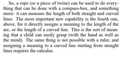 The simplest examples--Ancient Indians learned and did math with ropes and bricks!-A single piece of rope can do everything all instruments in a geometry box can do.The idealist Greek would laugh at Baudhayana's rope and brick ! https://shekereblog.wordpress.com/tag/ck-raju/  http://www.svabhinava.org/dia-gnosis/RajuCK/IndianRopetrick.pdf