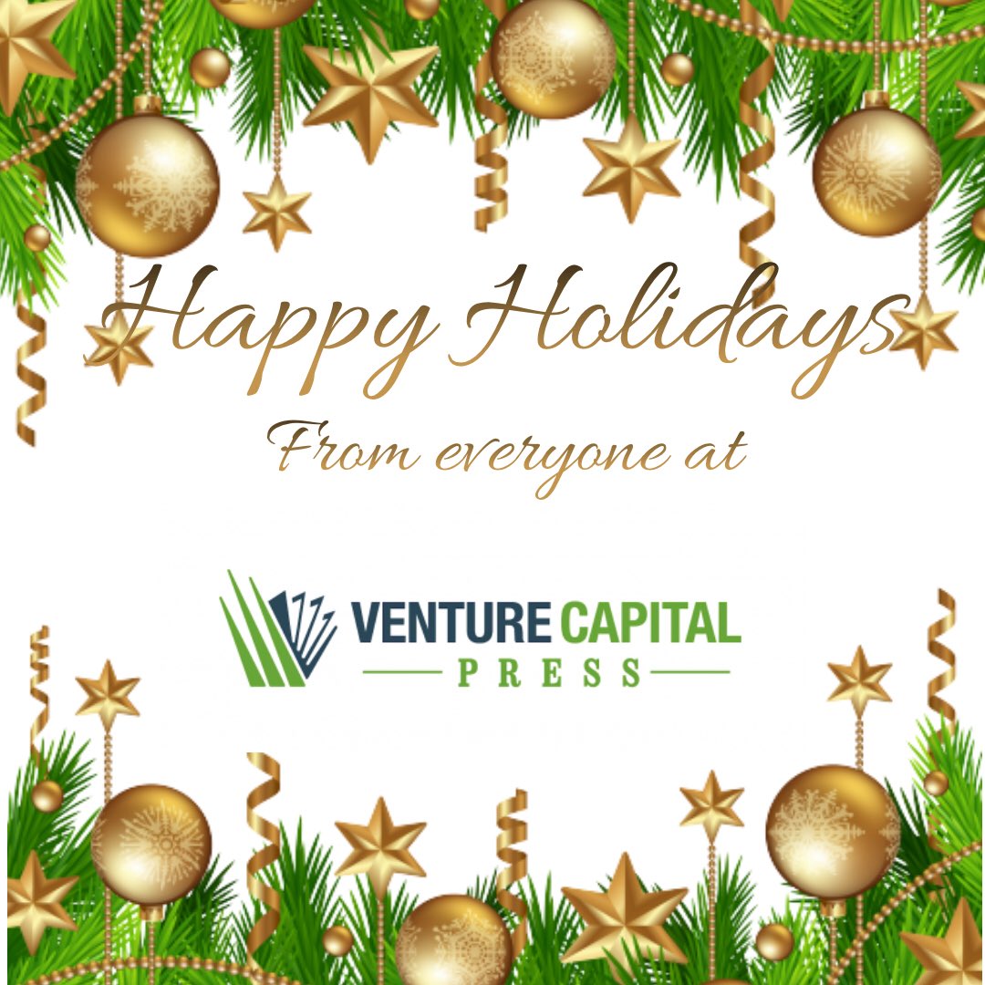 VC_Press's tweet photo. From everyone here at VCP, we would like to wish you happy holidays! #Business #Entrepreneur #Startup #Venture #Press  #Holidays https://t.co/duH89SdVih