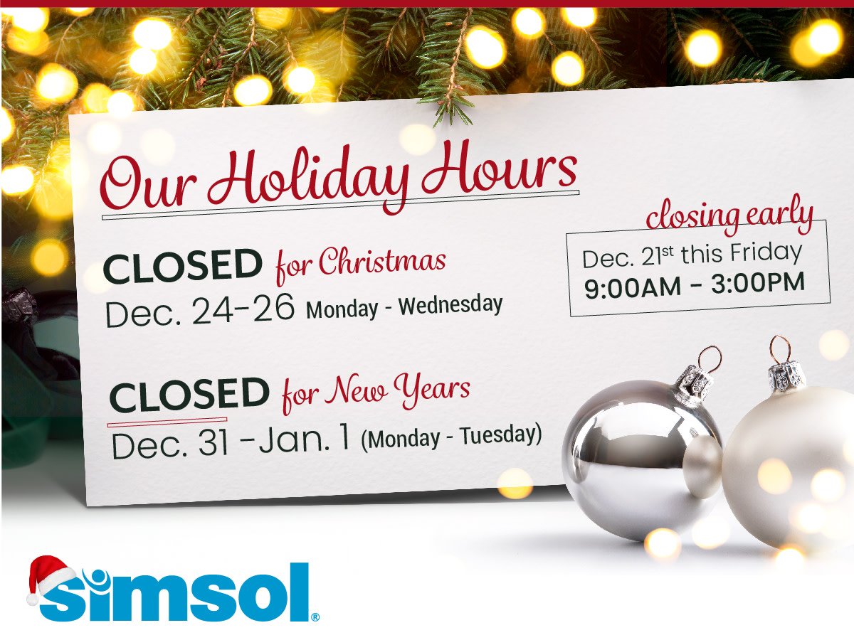 Simsol Software on Twitter "Please note our change in office hours